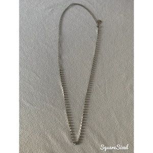 Silver Rhinestone Waist Necklace